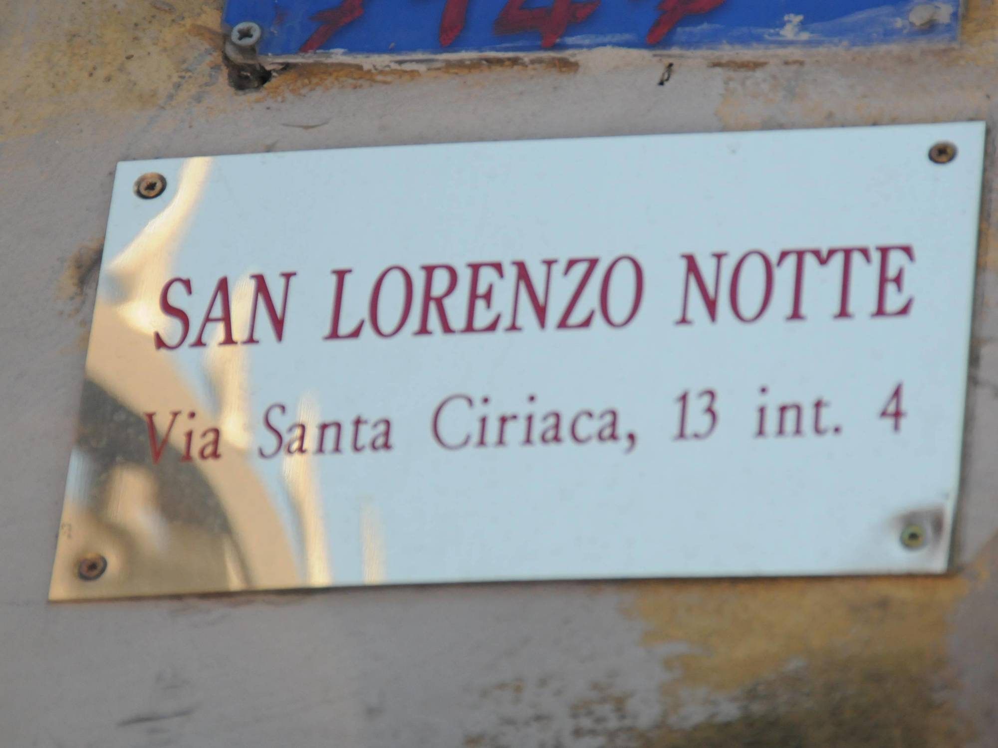 San Lorenzo Notte Bed & Breakfast Roma Eksteriør bilde